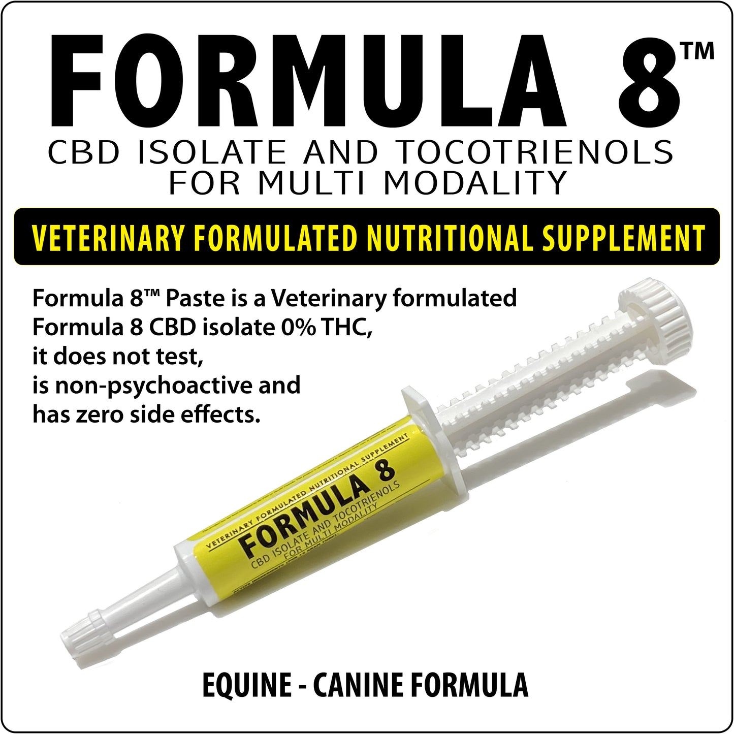 FORMULA 8 BEST CBD PASTE FOR DOGS & HORSES