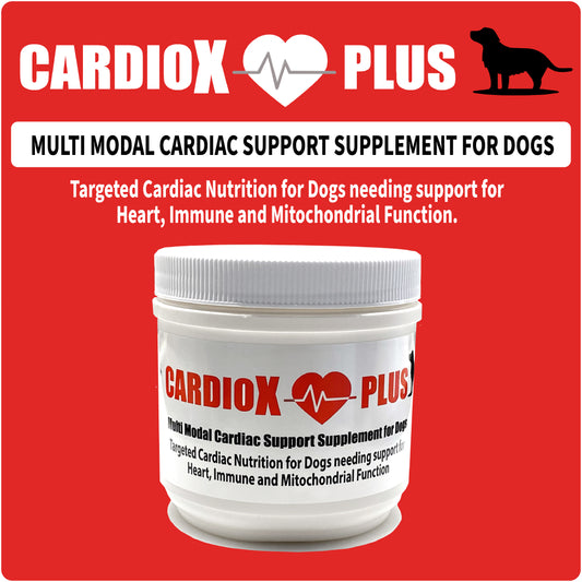 Targeted Cardiac Nutrition for Dogs needing support for Heart, Immune and Mitochondrial Function.
