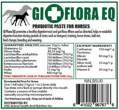 GI FLORA EQ Probiotic Paste for Horses